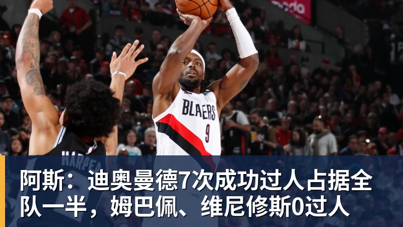 华体会体育阿斯：迪奥曼德7次成功过人占据全队一半，姆巴佩、维尼修斯0过人